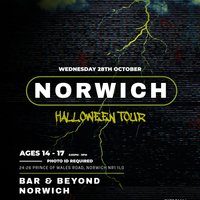 Flyer for MANIA U18: Norwich Halloween