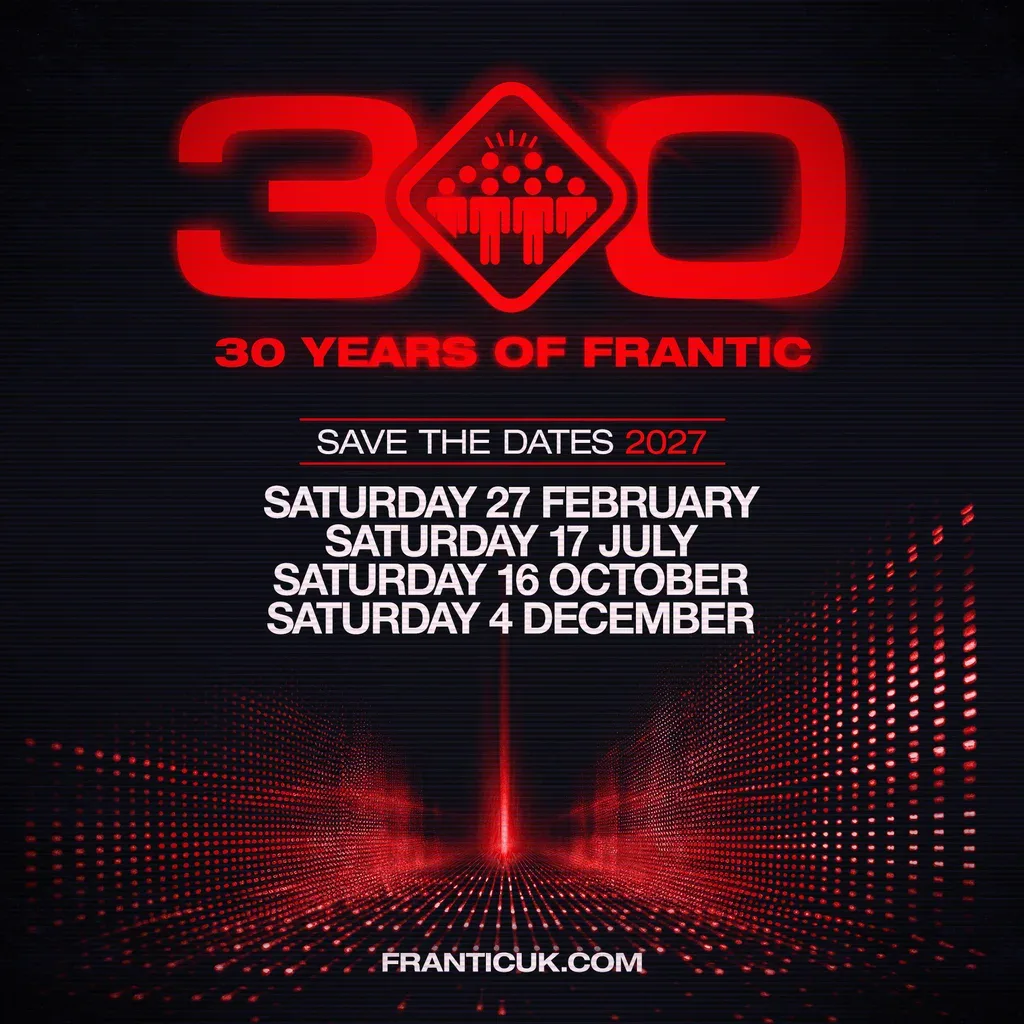 Flyer for Frantic 30 - Event 1
