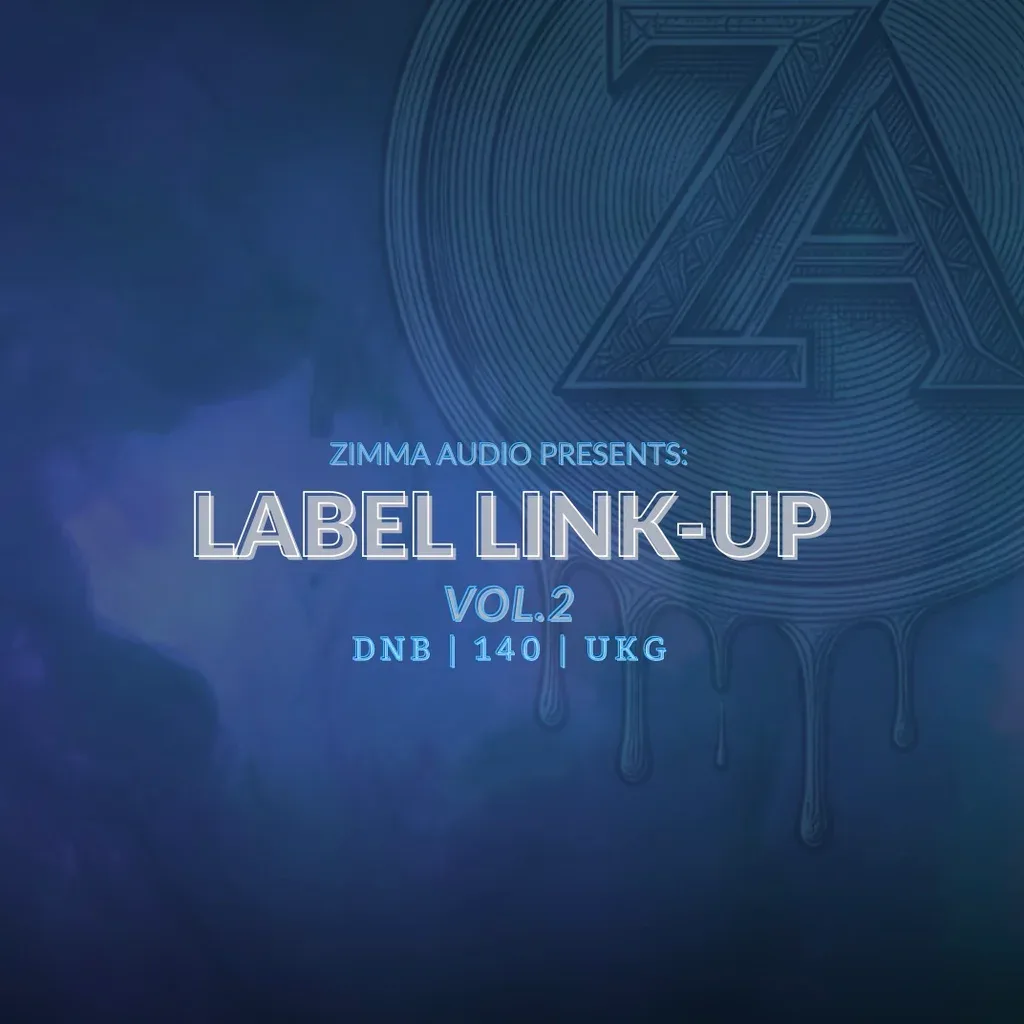 Flyer for Zimma audio presents: label linkup vol.2