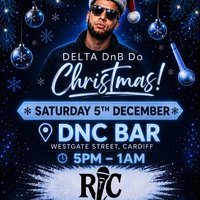 Flyer for Delta DnB Does Christmas in Cardiff ft : The RC Party