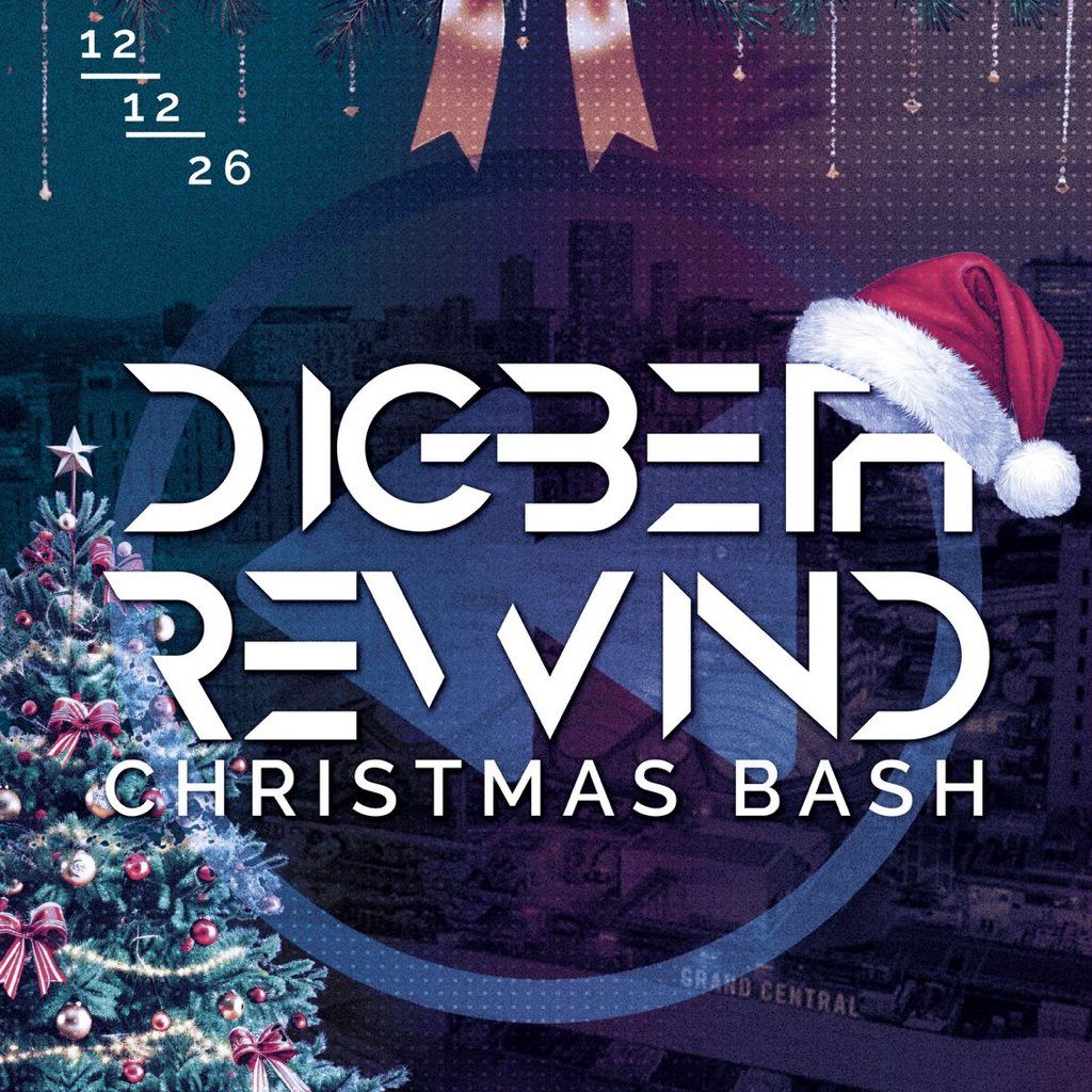 Flyer for Digbeth Rewind christmas Bash