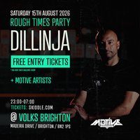 Flyer for Motive Audio - Dillinja - Free Entry*!