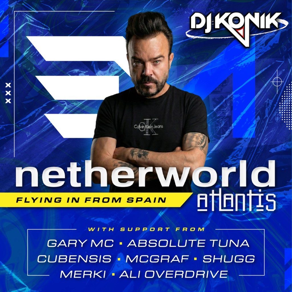 Flyer for Escocia Makina Presents: NETHERWORLD (DJ KONIK)
