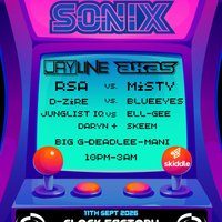 Flyer for Sonix - Dnb Forever