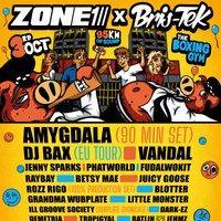 Flyer for Bris-Tek x Zone 1 Birthday Bash