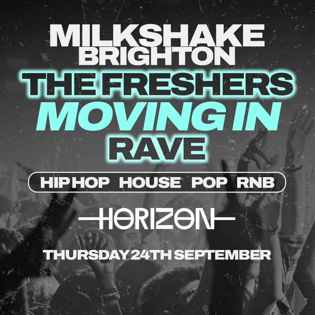 Flyer for Milkshake - The Freshers Moving In Rave