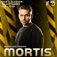 Flyer for Kitchen Gaff Presents: Mortis, Swanny + Support