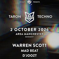 Flyer for TARON Techno Manchester