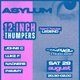 Flyer for ASYLUM | 12 INCH THUMPERS + more | 29.08.26 | Exeter