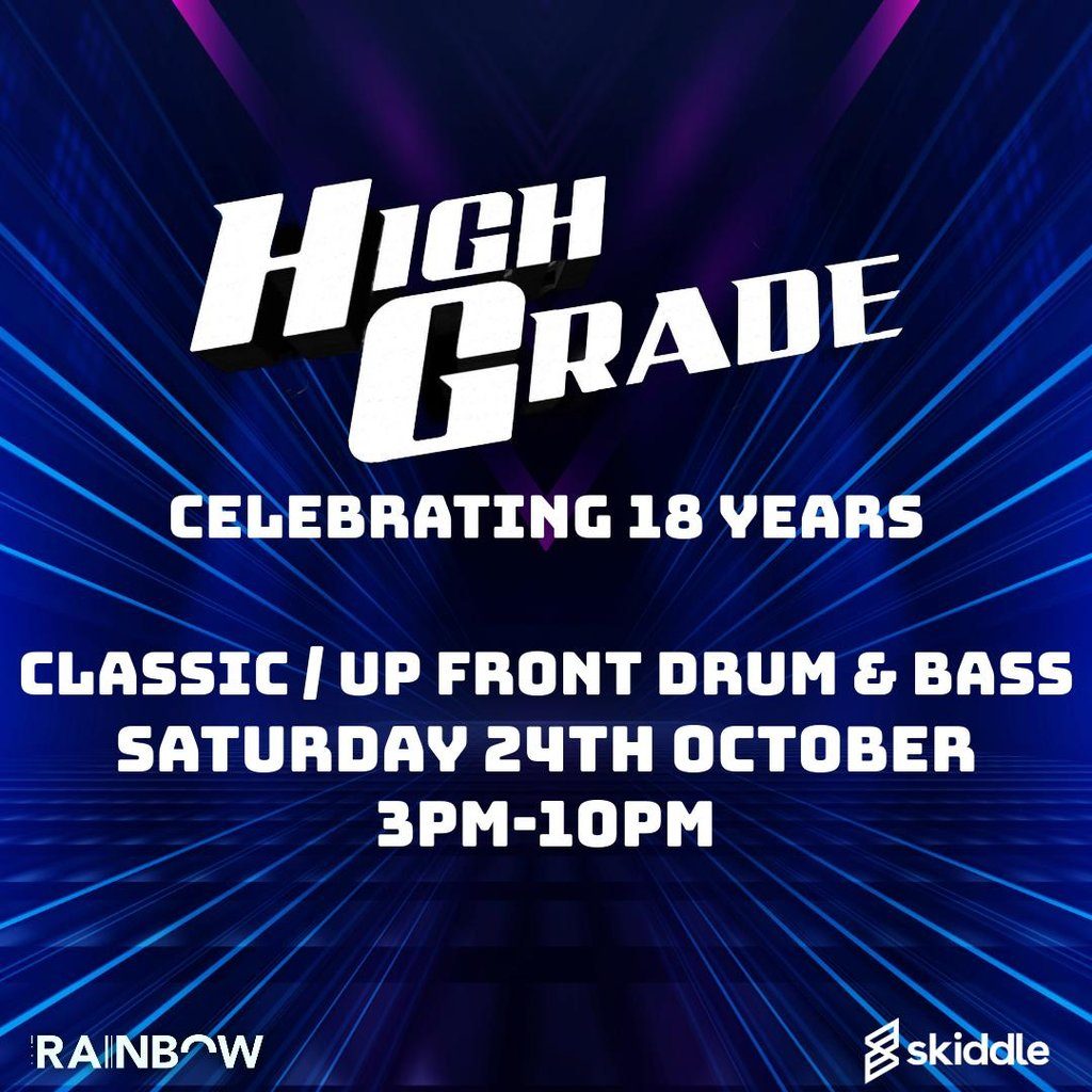 Flyer for HIGH GRADE - 18th Birthday
