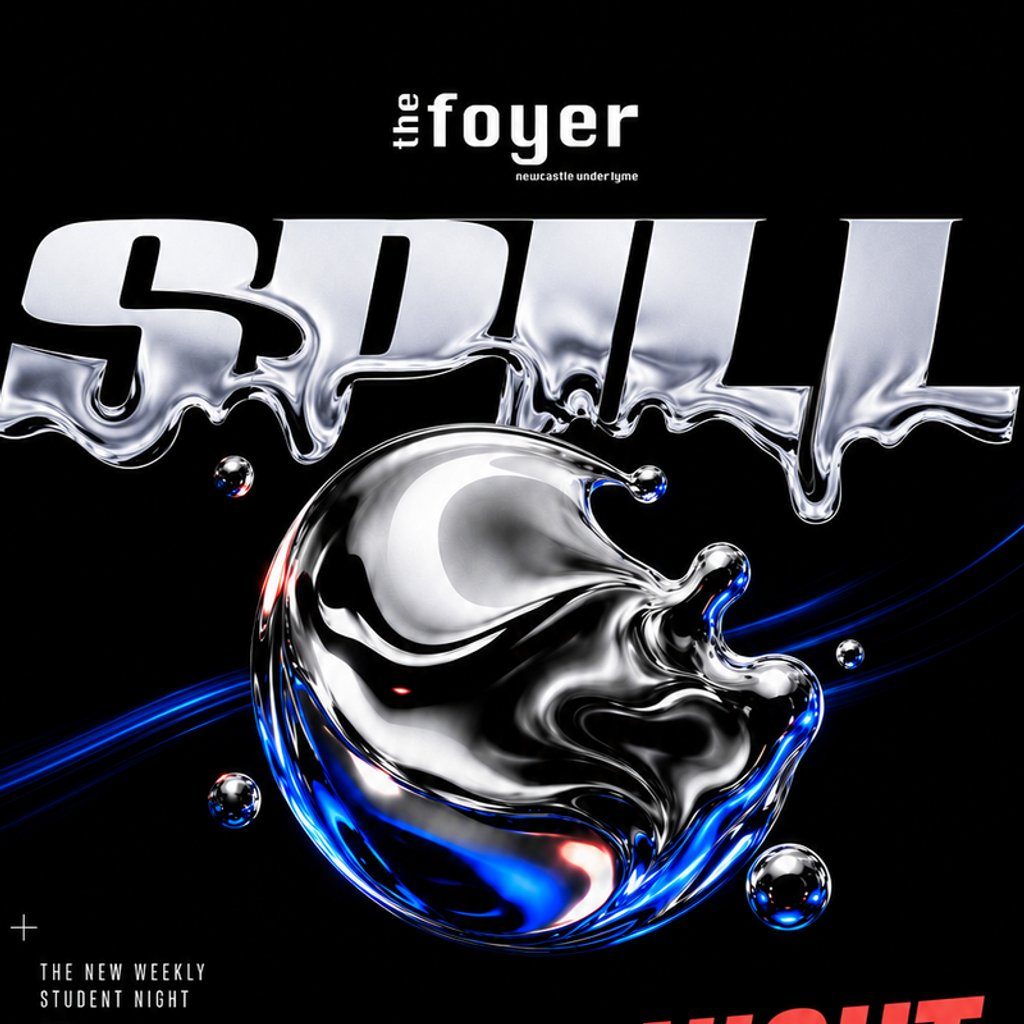 Flyer for Spill Wednesdays