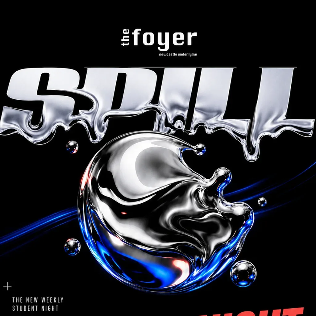 Flyer for Spill Wednesdays