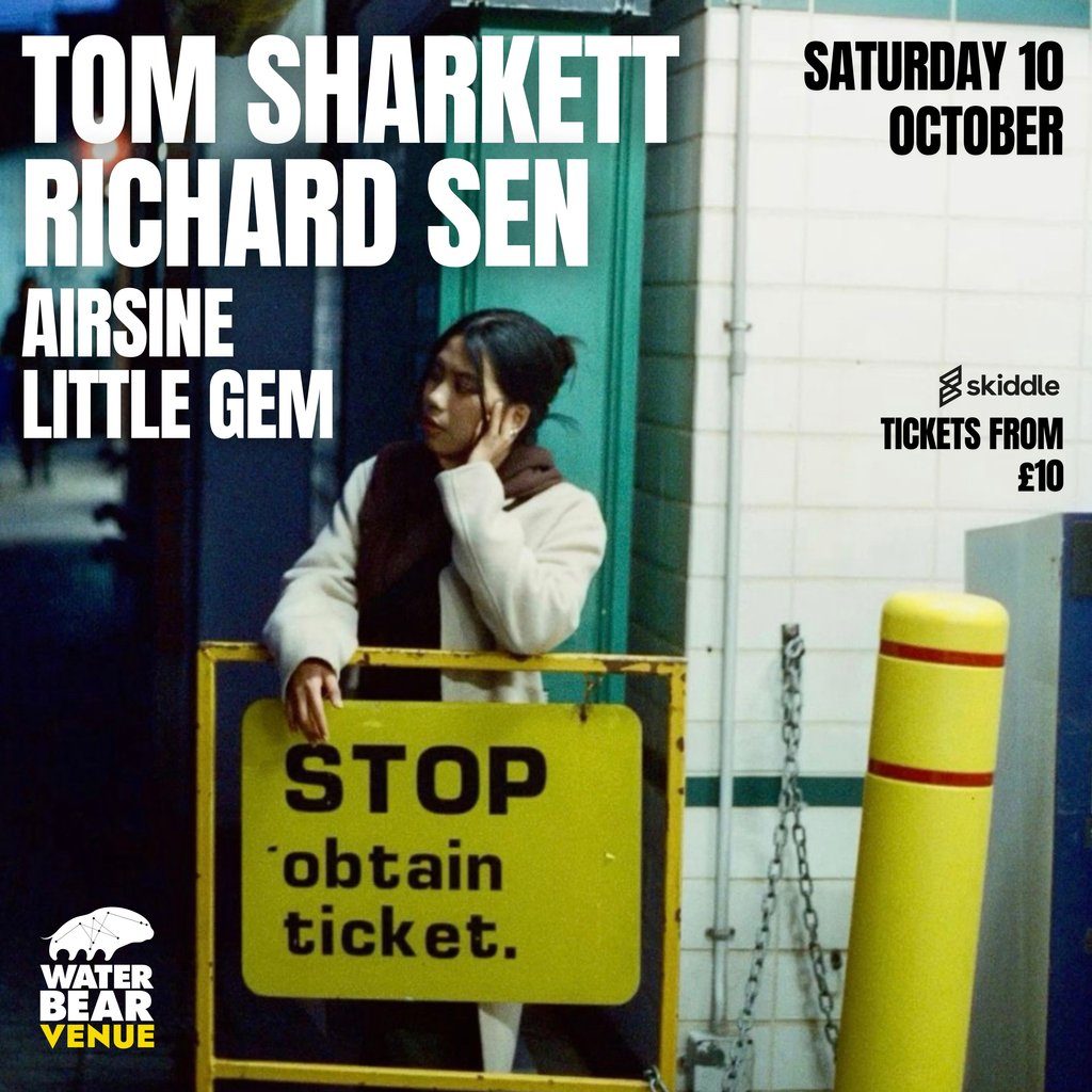 Flyer for Our friends electric - Tom sharkett & Richard Sen