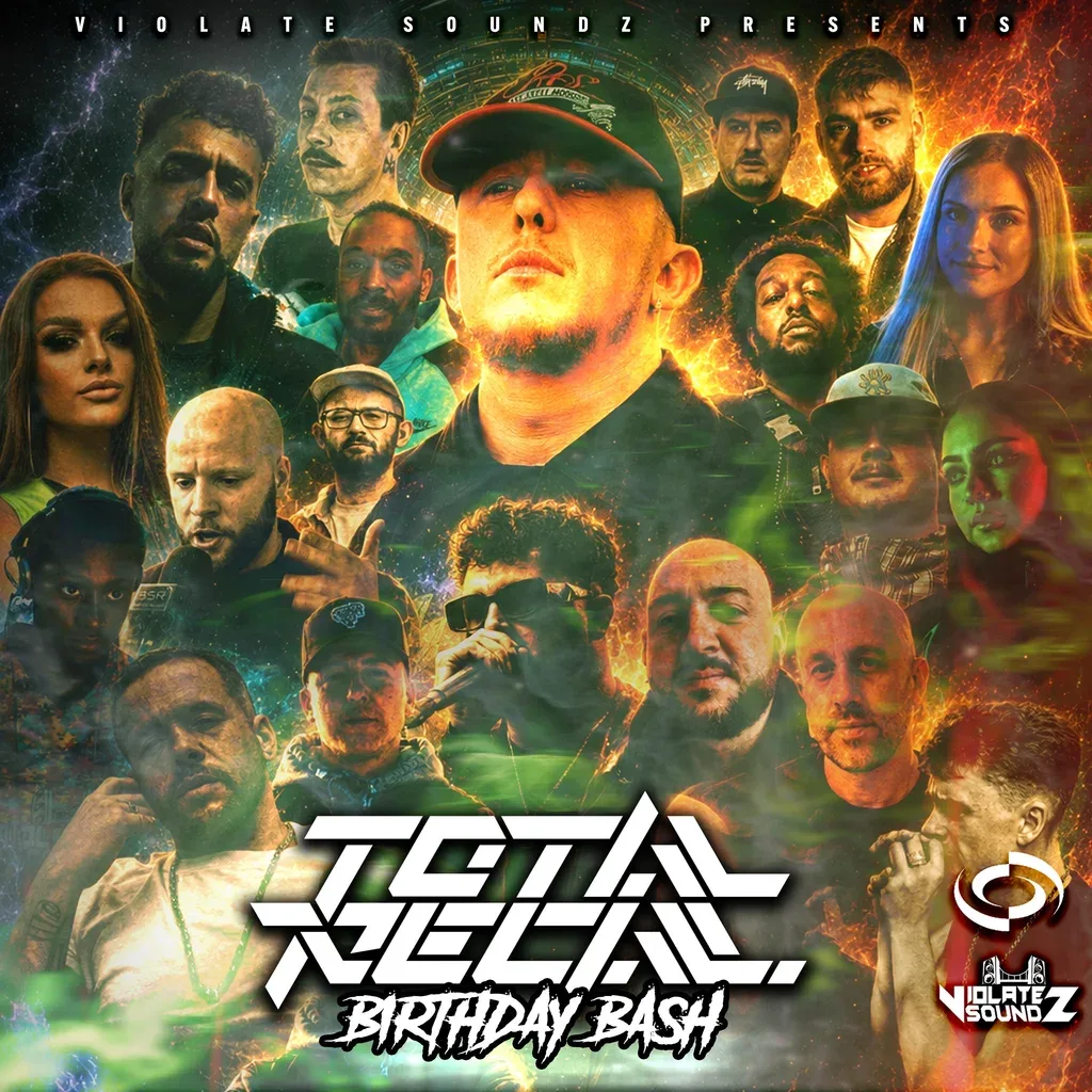 Flyer for Violate Soundz Presents: Total Recall's Birthday Bash