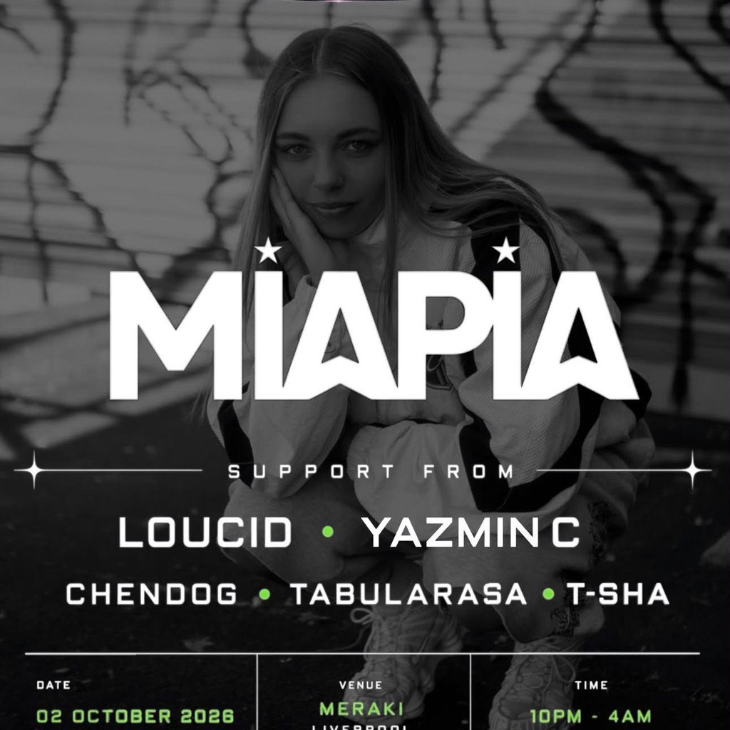 Flyer for J.O.K.E.R presents Mia Pia