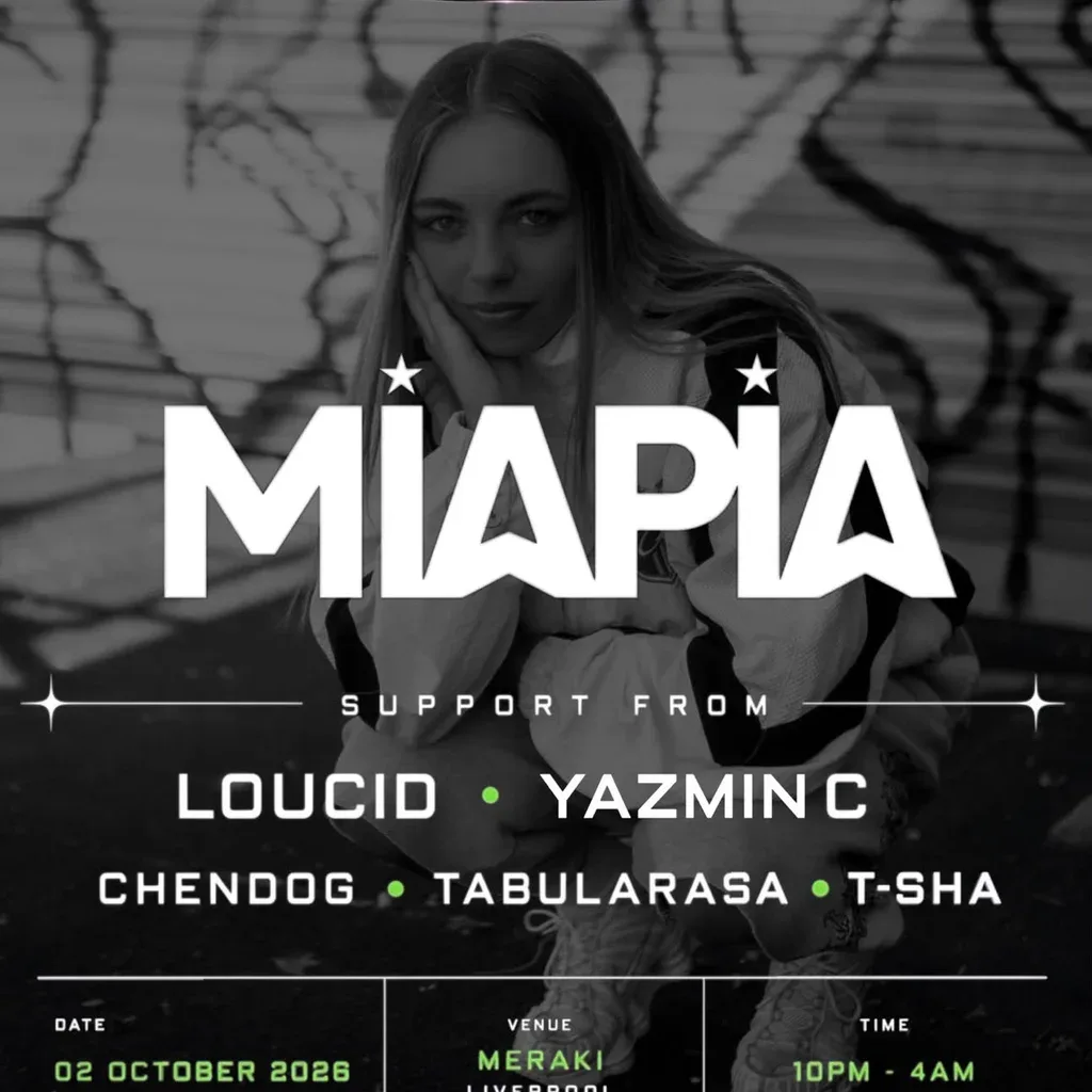 Flyer for J.O.K.E.R presents Mia Pia