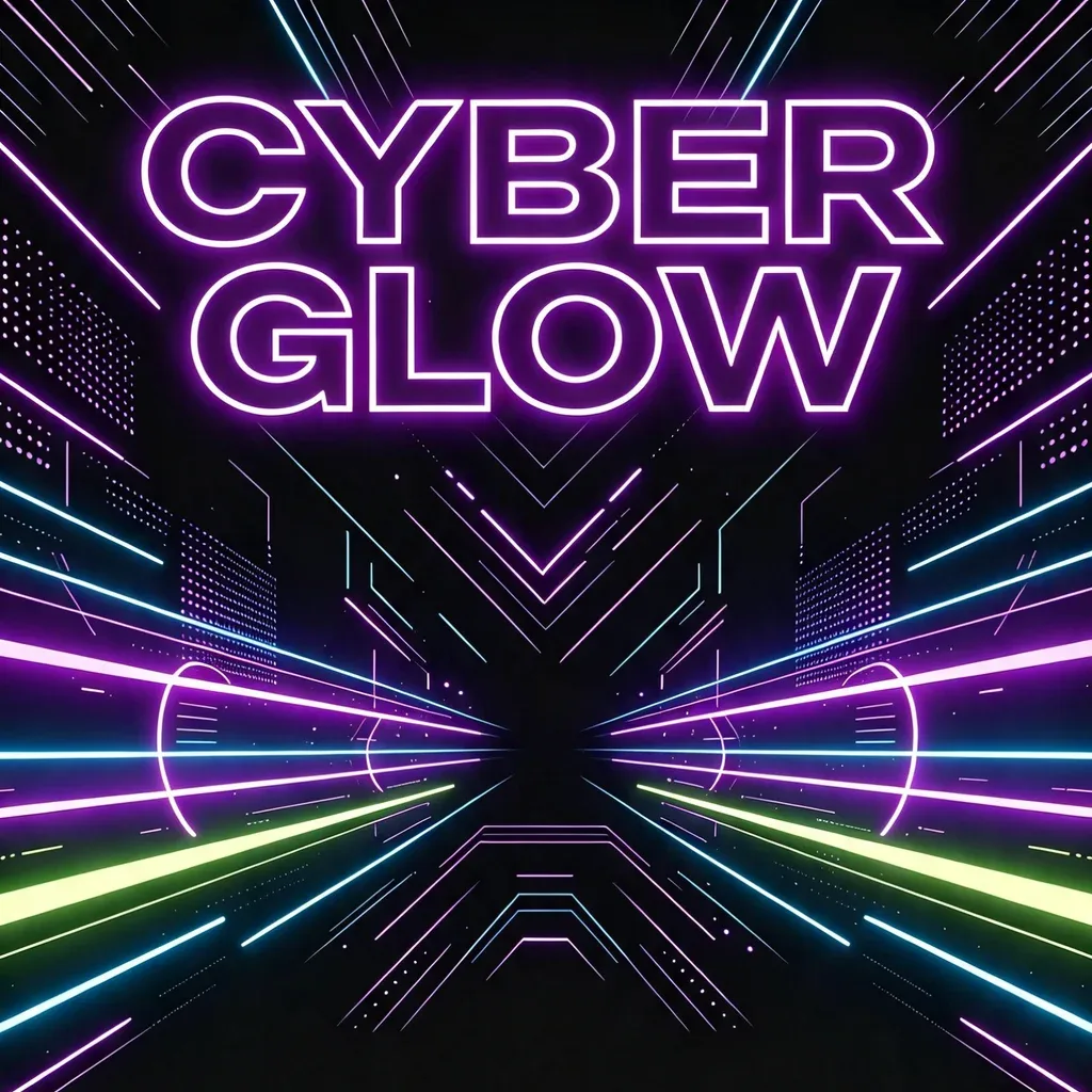 Flyer for Cyber Glow Rave