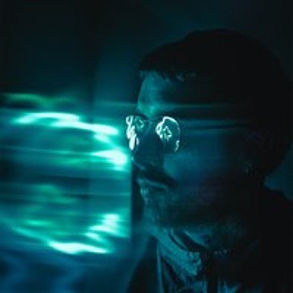 Flyer for Nightvision Presents David Rust (Halloween) // Dundee