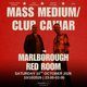 Flyer for Backspin Events Present: Mass Medium/Club Caviar
