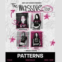 Flyer for Sexy Lady Massive Presents: The Massive Tour