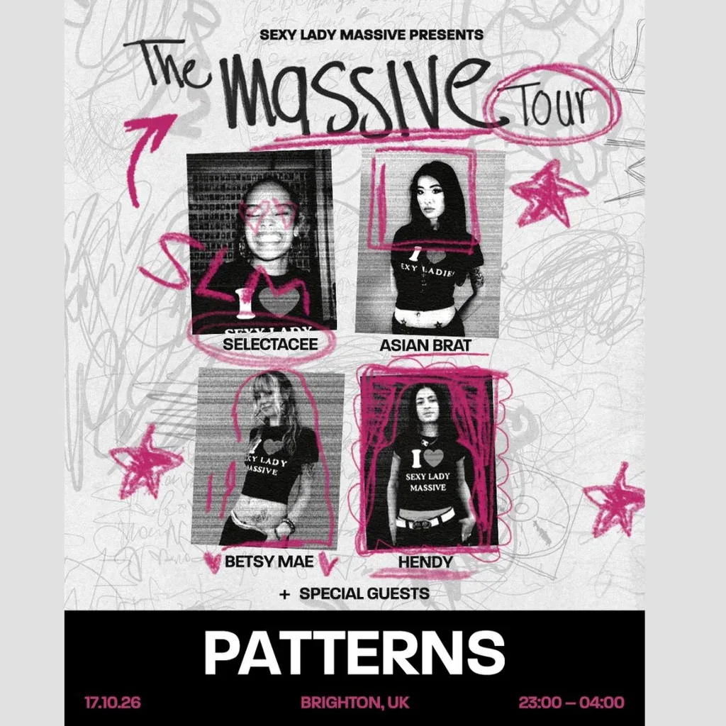 Flyer for Sexy Lady Massive Presents: The Massive Tour