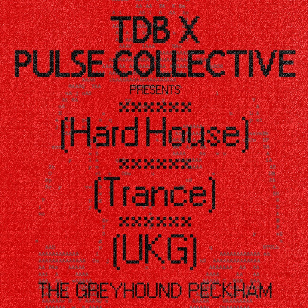 Flyer for TDB x Pulse presents