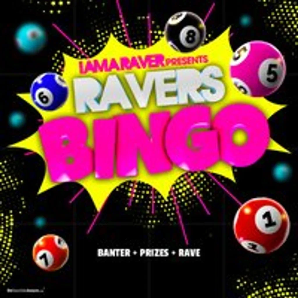 Flyer for Ravers Bingo