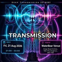 Flyer for Deep Transmission VIII -TR808 -Push the Tempo