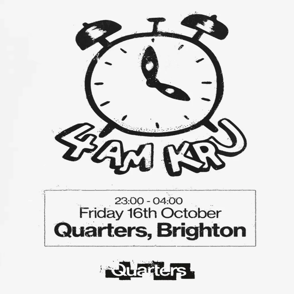 Flyer for 4am Kru + Jolie P + more TBA