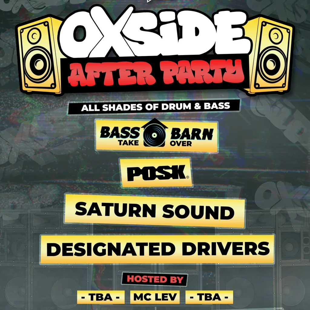 Flyer for Oxside After Party - All Shades Of Drum & Bass