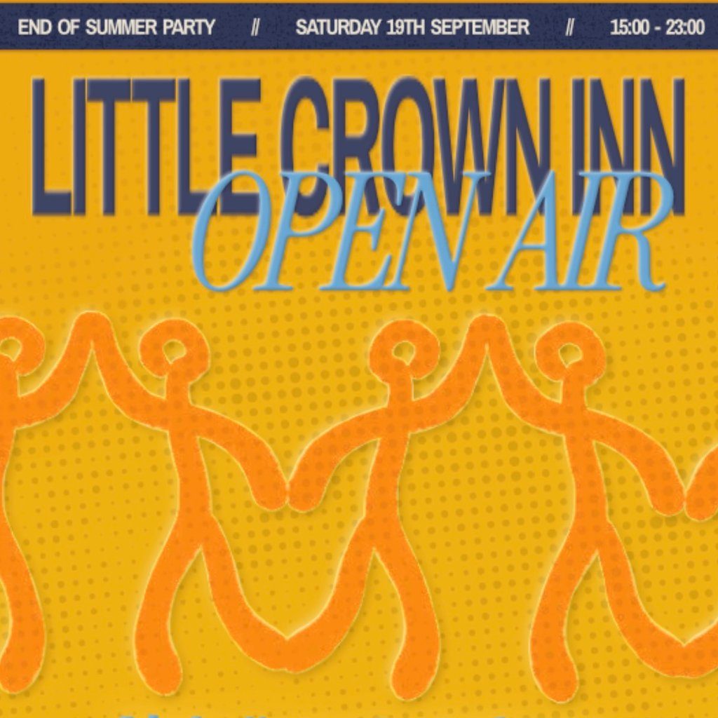 Flyer for The Little Crown Inn - End of Summer Party