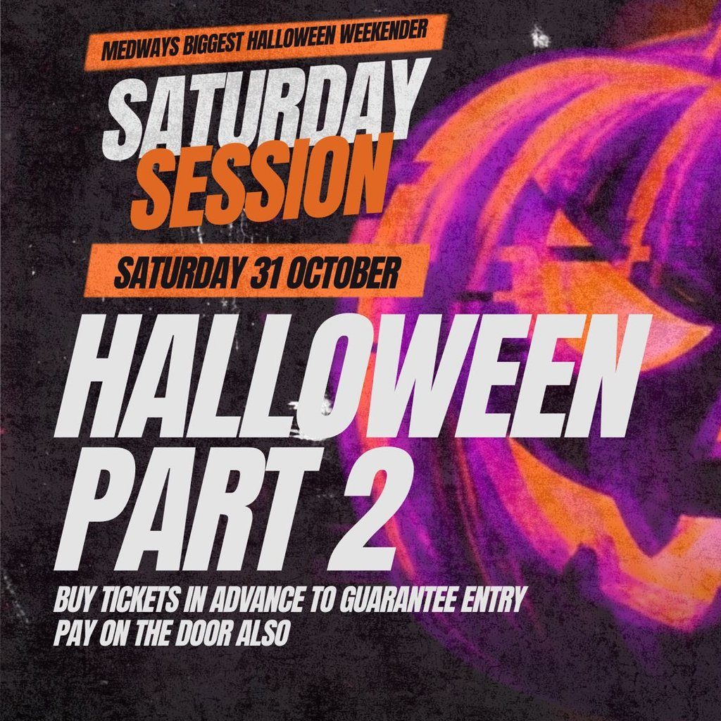 Flyer for Saturday Session: HALLOWEEN PART 2!