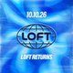 Flyer for LOFT Returns @ Hopworks