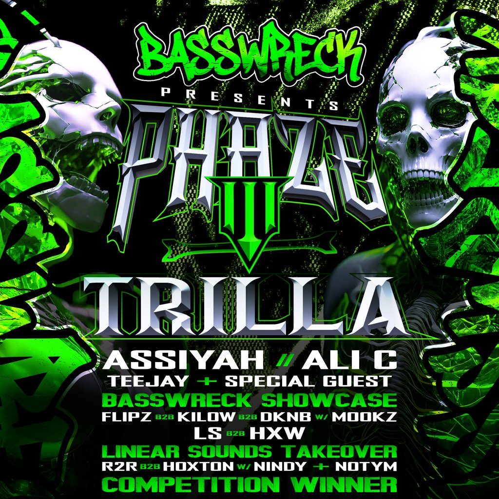 Flyer for Basswreck : Phaze 3