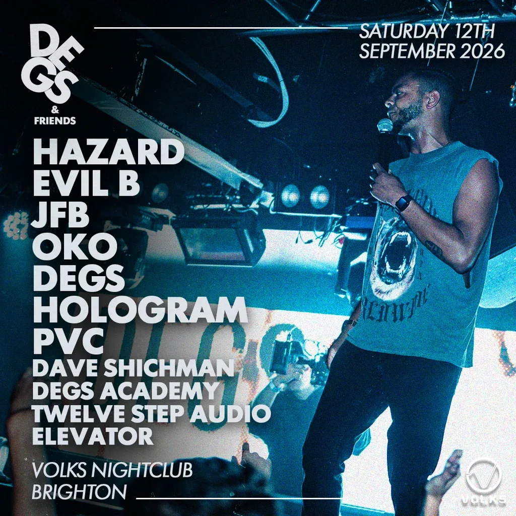 Flyer for Degs & Friends