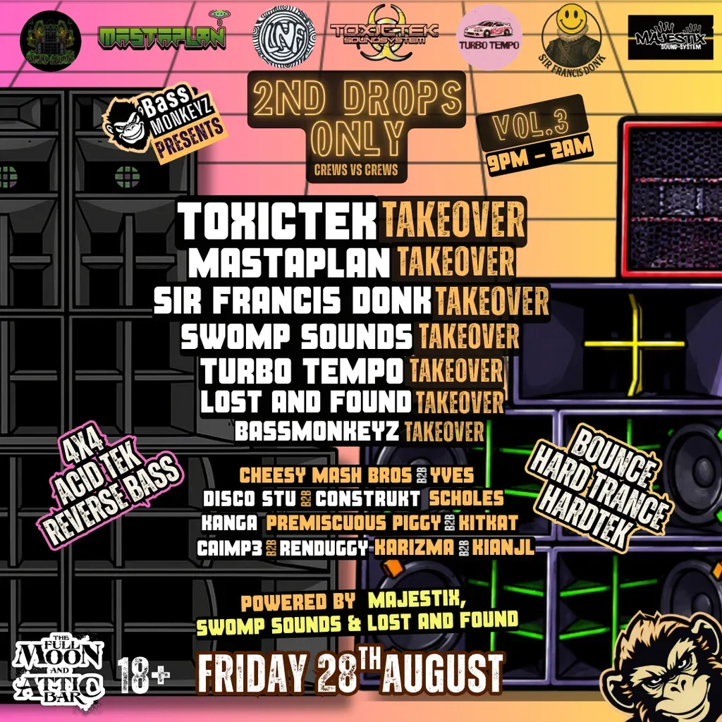 Flyer for 2nd Drops Only Vol.3
