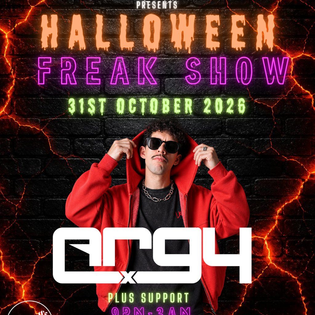 Flyer for Halloween Freak Show