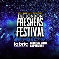 Flyer for The London Freshers Festival ft HUGE LINEUP