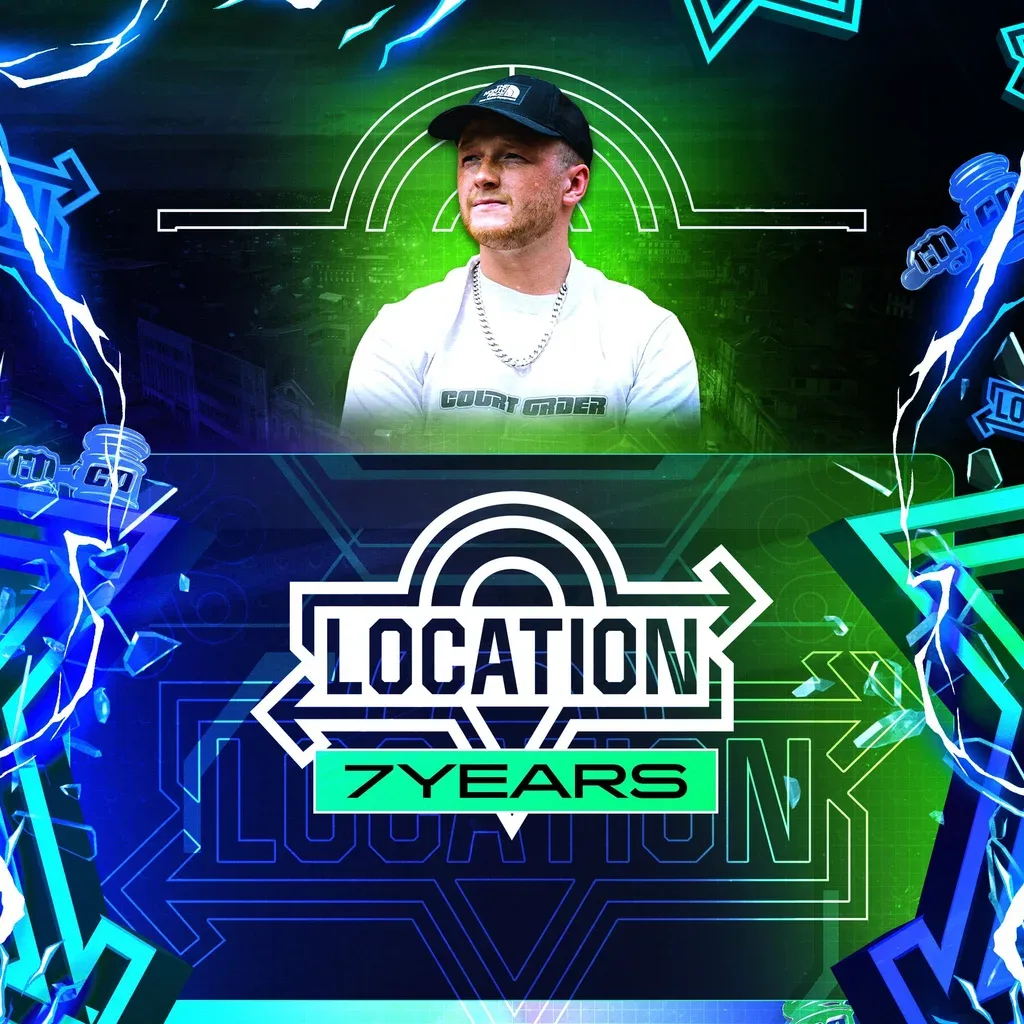 Flyer for Location Presents: Court Orders Bday Bash 2026