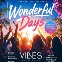Flyer for Free Day Rave Wonderful Days