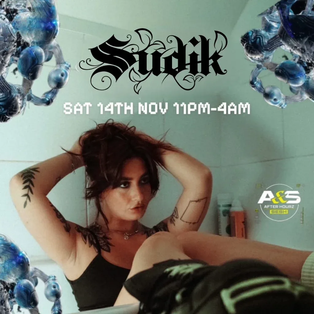 Flyer for Afterhourz Sesh: SUDIK-Manchester