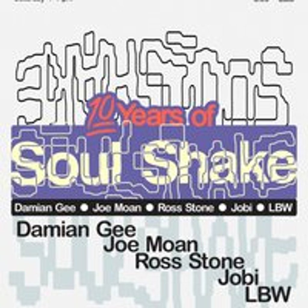 Flyer for Soul Shake - 10 Years of Soul Shake