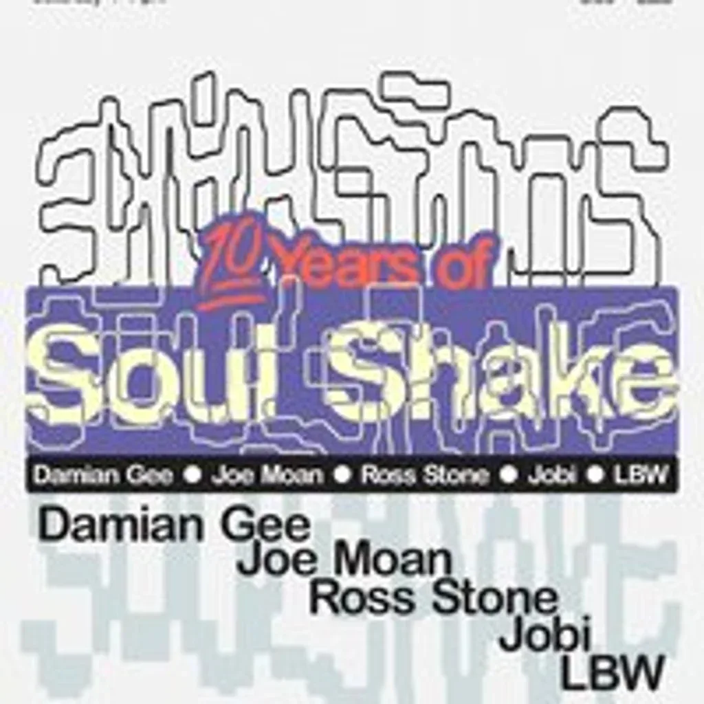 Flyer for Soul Shake - 10 Years of Soul Shake