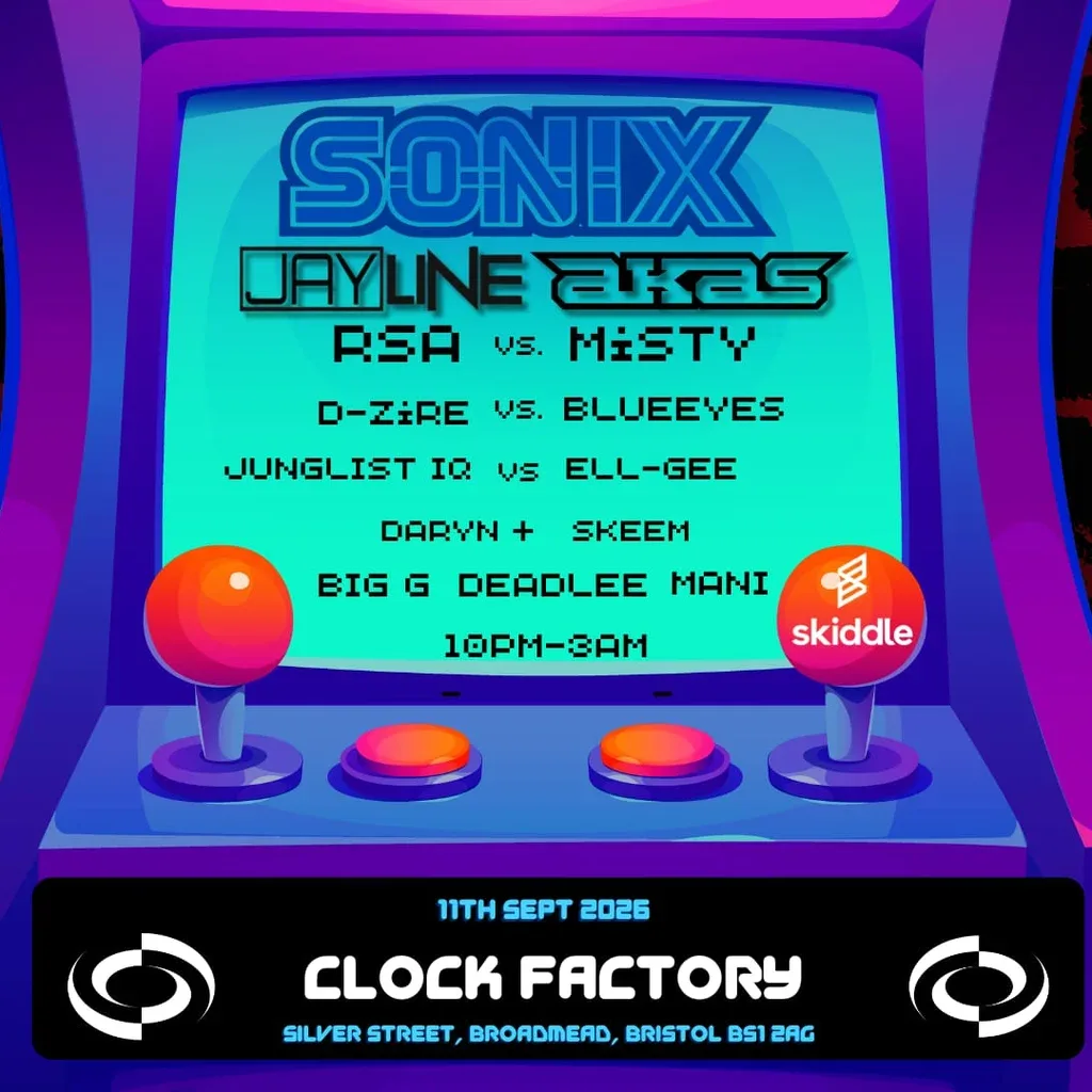 Flyer for Sonix: DNB Forever - Bristol