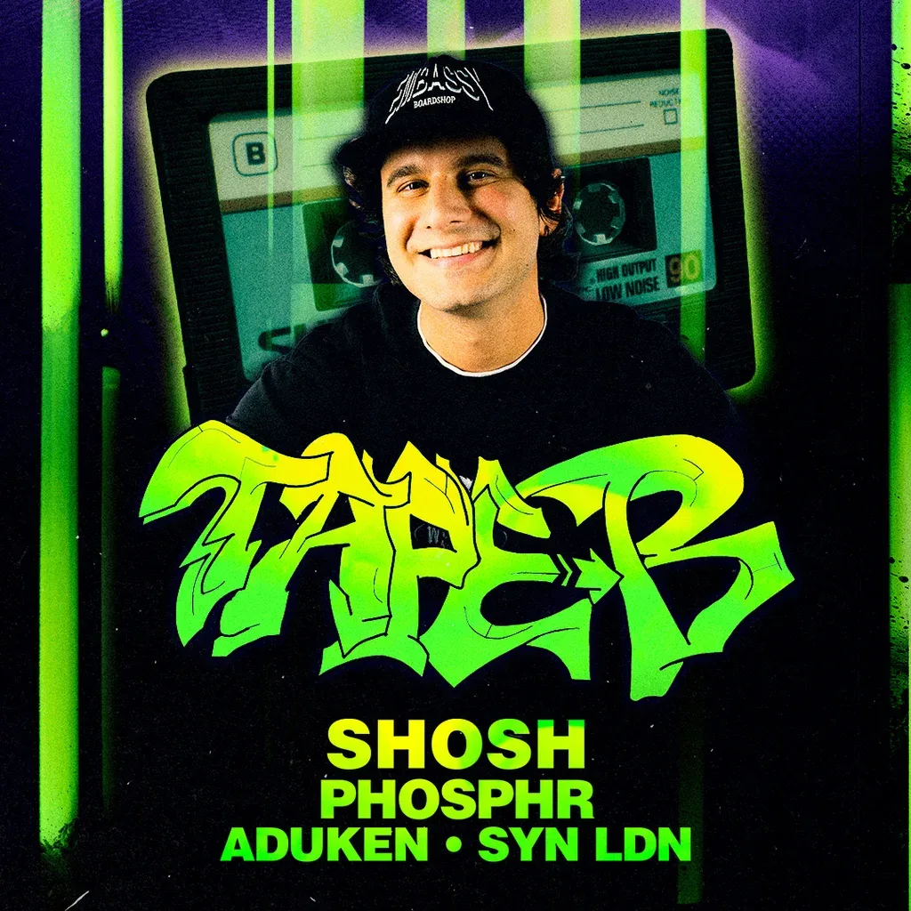 Flyer for Monstercat Presents: Tape B w/ SHOSH, Phosphr + More