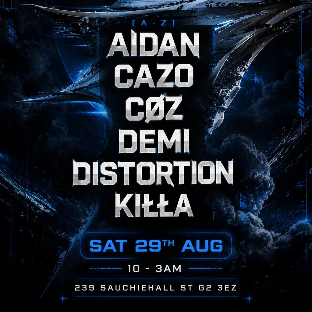 Flyer for Multi Genre Techno Night