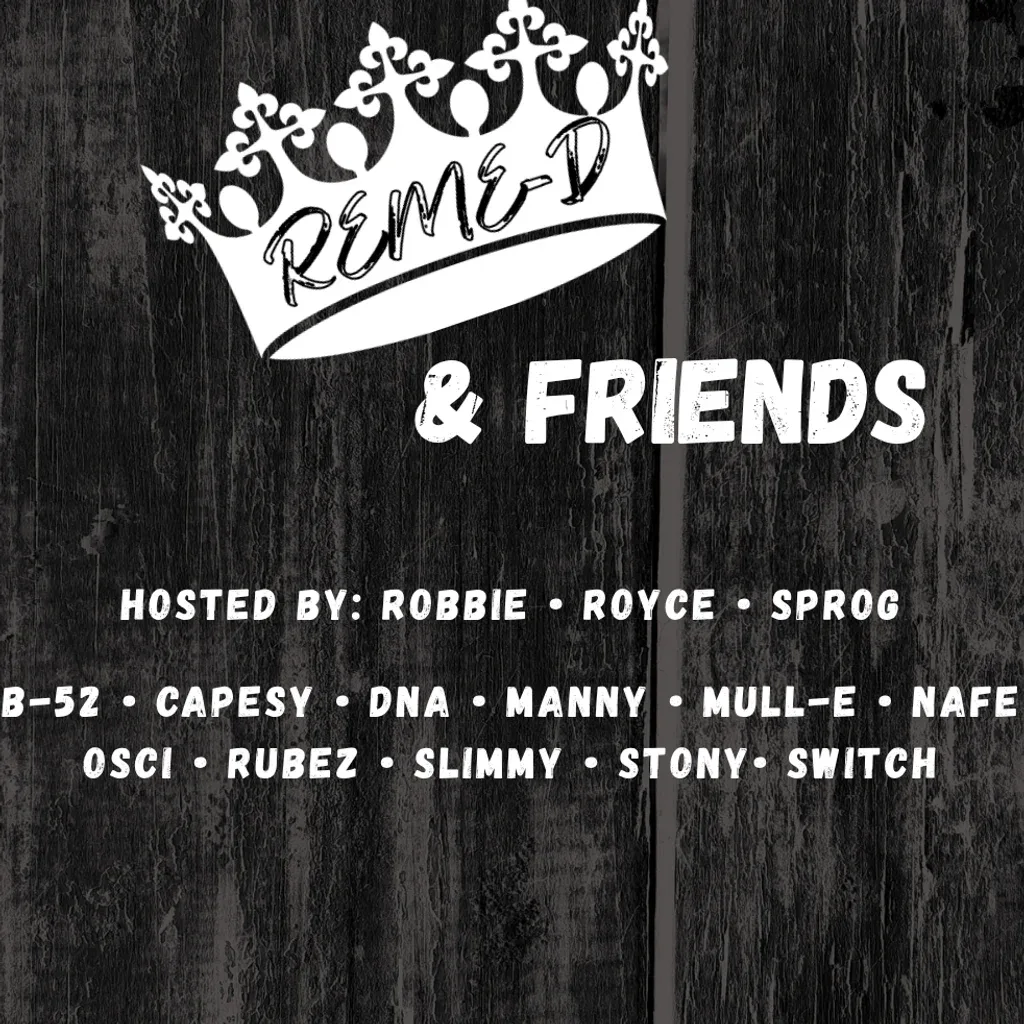 Flyer for SURGE / REME-D & Friends