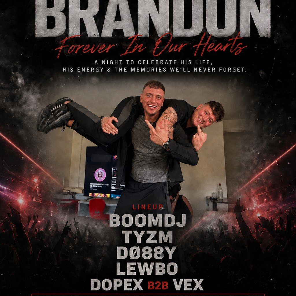Flyer for In Memory Of Brandon