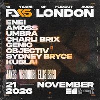 Flyer for 15 Years of Flexout Audio