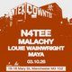 Flyer for YH I KNOW x Hidden with n4tee, Malachy, Louie wainwright & Maya